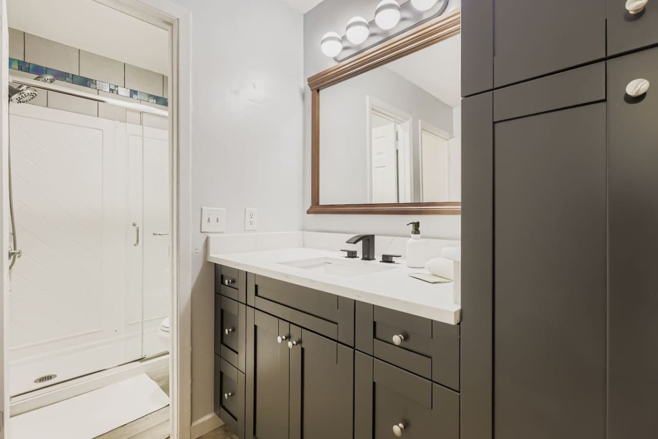 Master bathroom.