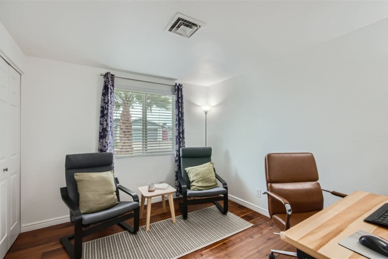 Home office sitting area.