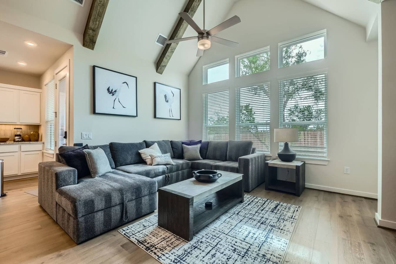 Cozy evenings start here in the living room.