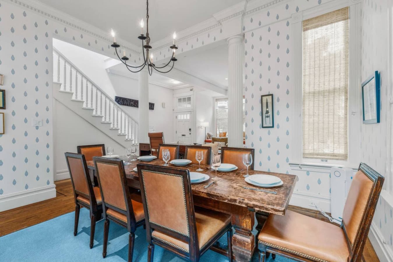 Dining area with plenty of seating.
