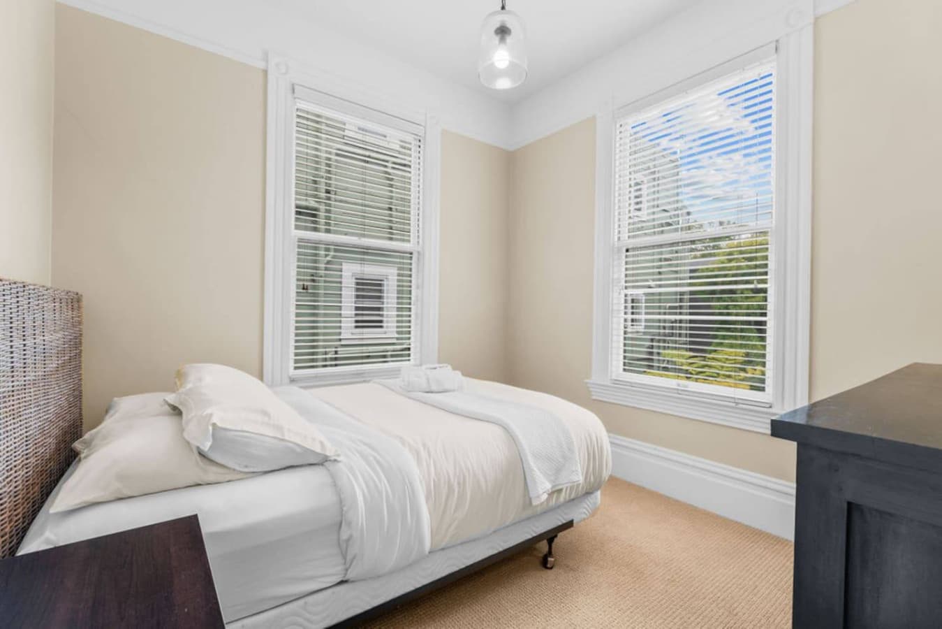 Second bedroom with a double size bed.