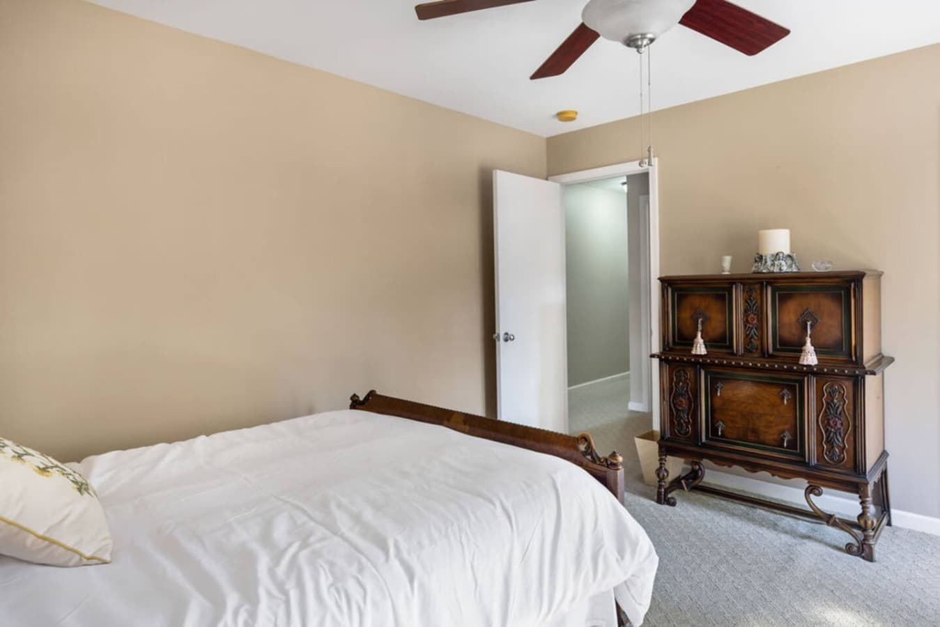 A bright and open bedroom offering a comfortable place to unwind.
