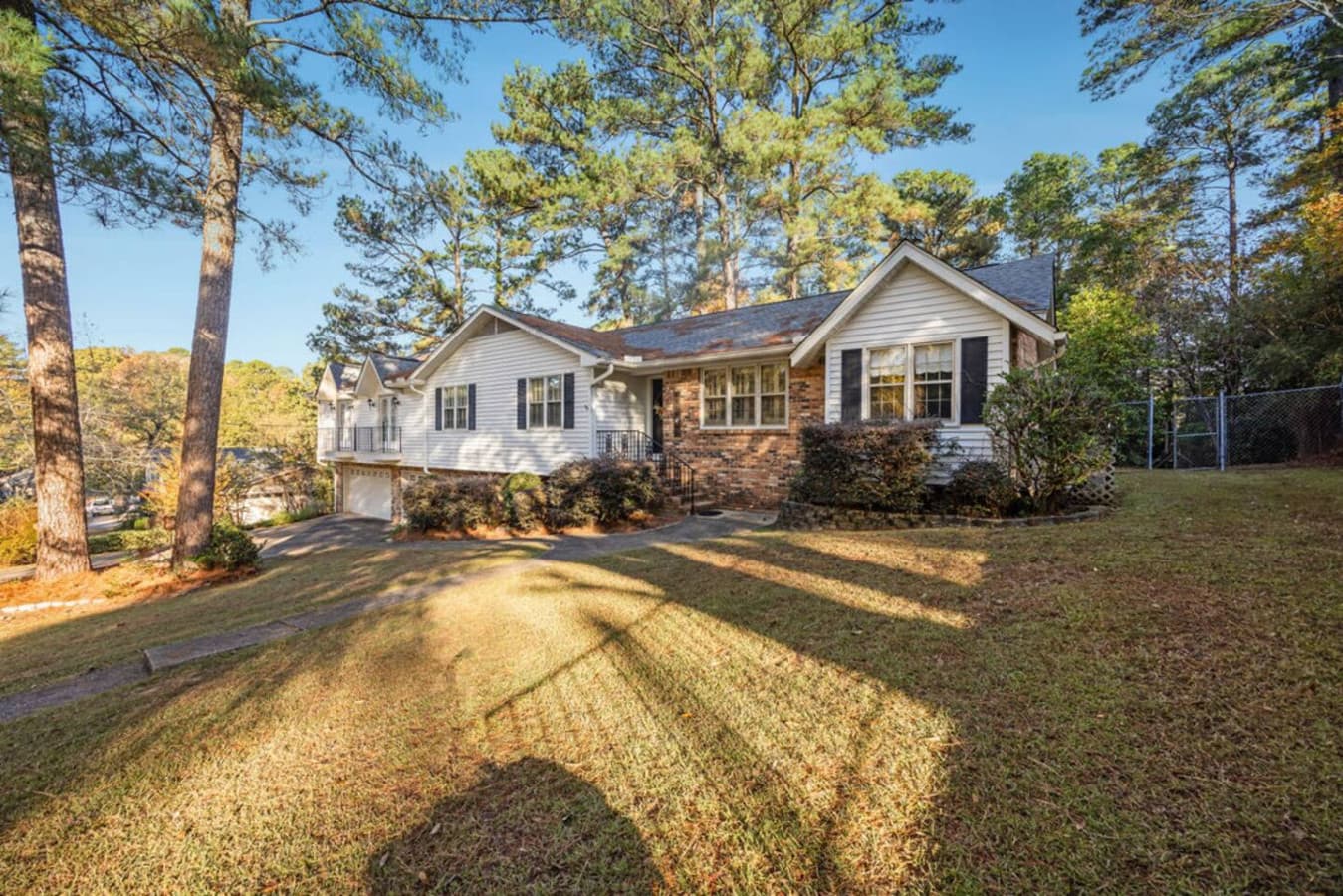 A classic exterior with natural light and a warm atmosphere.