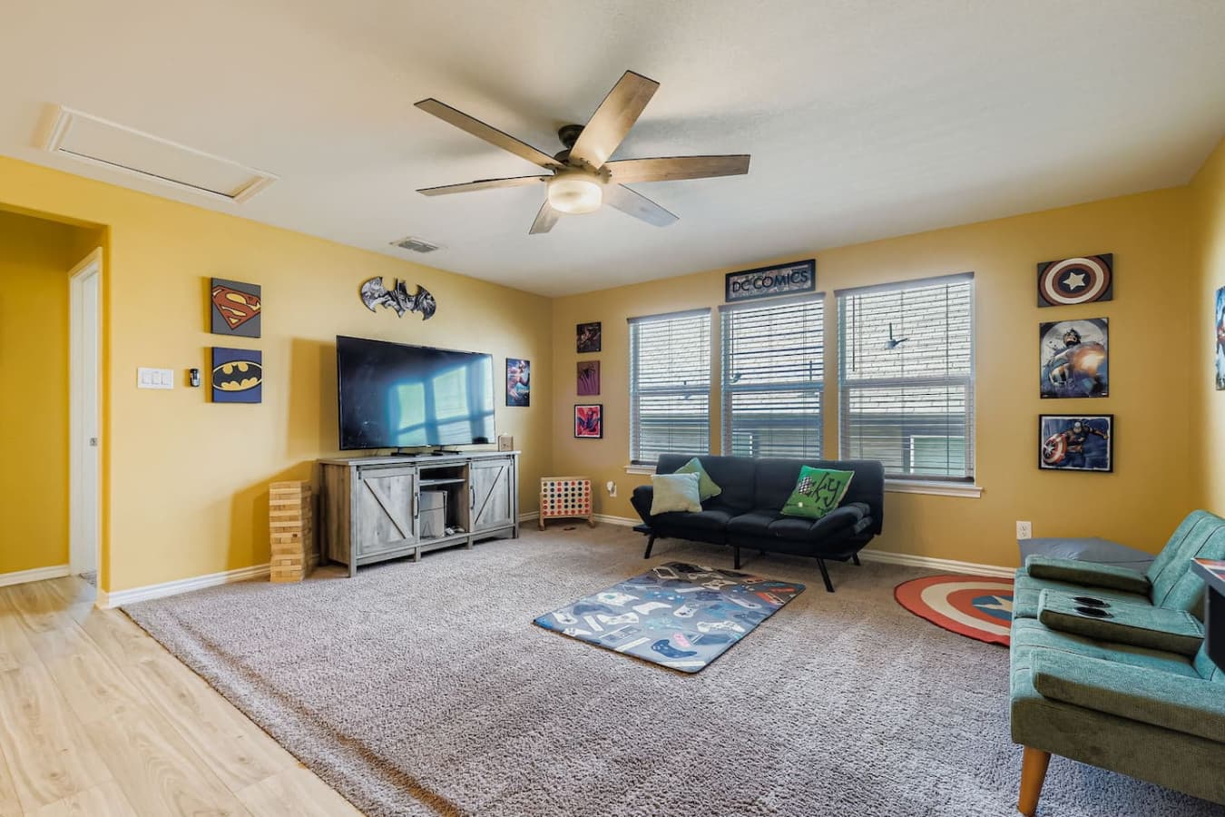 Game room upstairs.