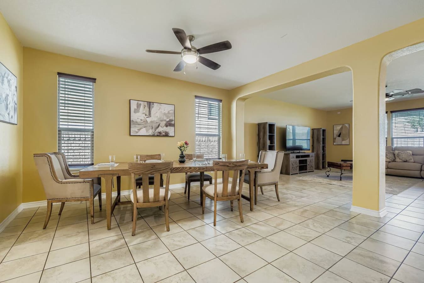 Dining table.