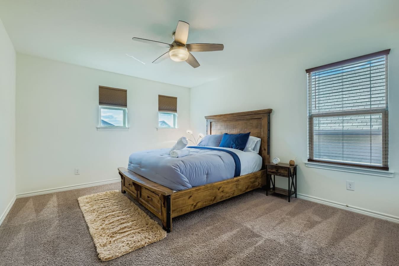 Full size bed in the third bedroom.
