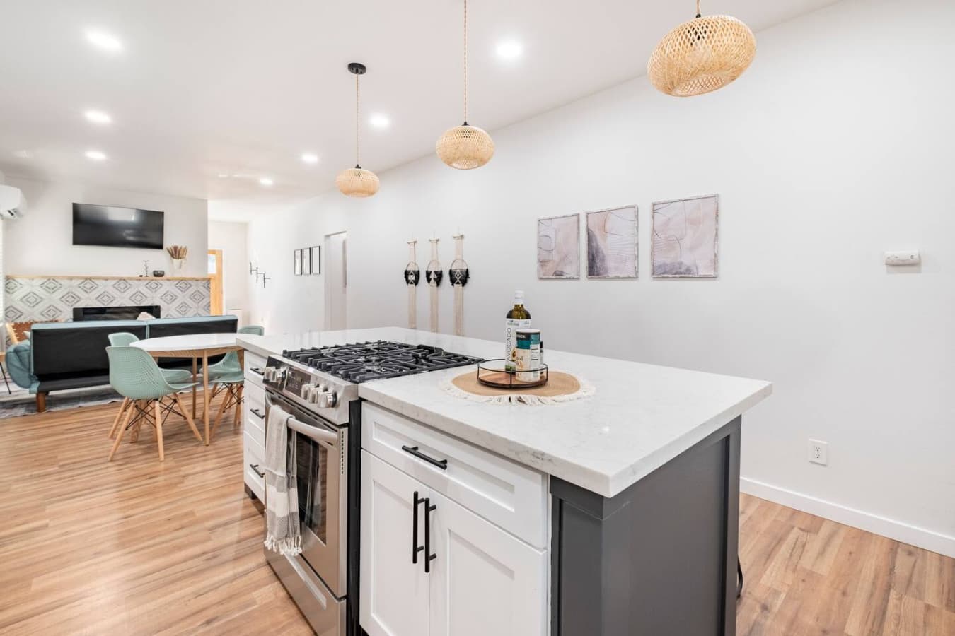 Cooking your favorite meals in the kitchen.