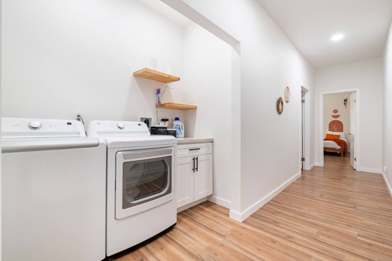 Laundry area.