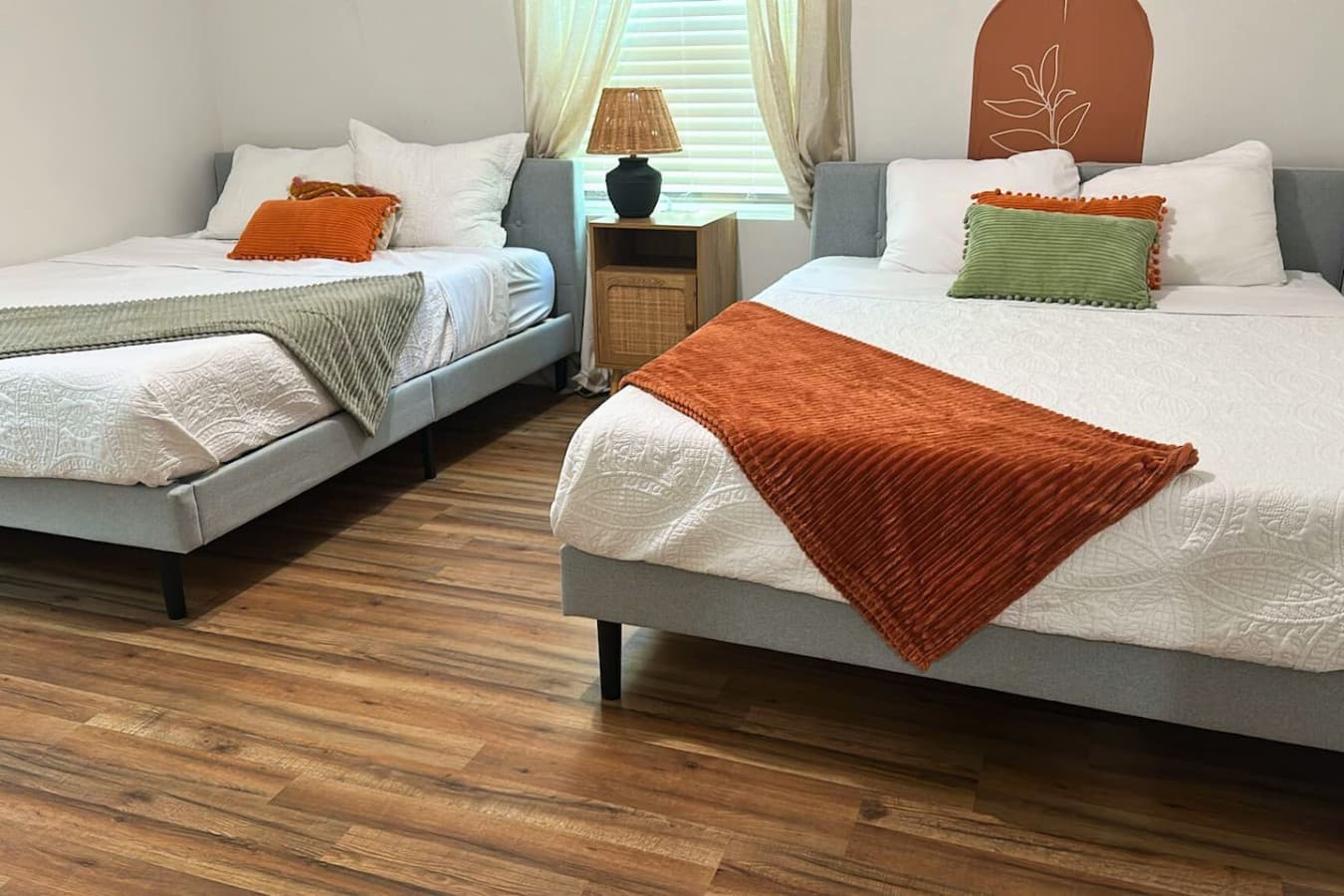 Third bedroom features a queen size bed and single size bed, perfect for families or groups.