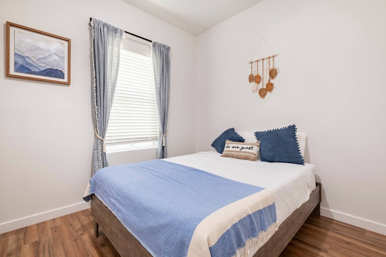 The second bedroom features a double size bed.