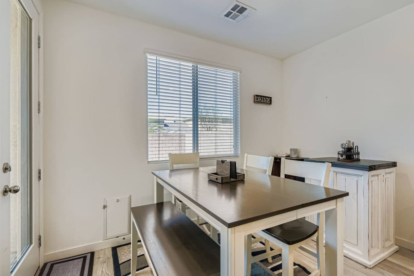 Enjoy your favorite meals away from home at the dining table.