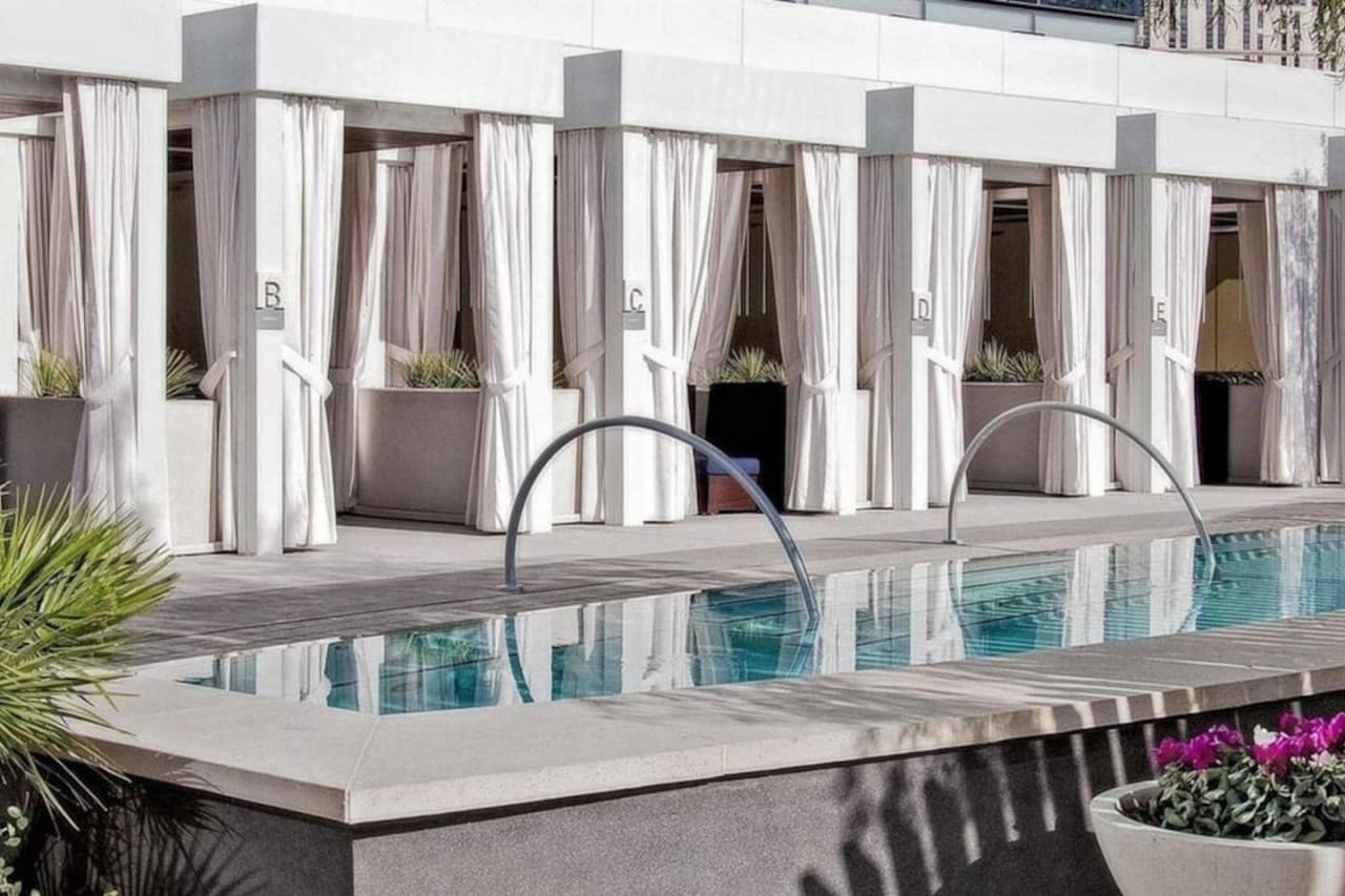Pool with cabanas for your use during your stay.