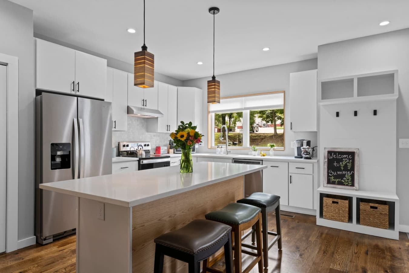 Functional kitchen.