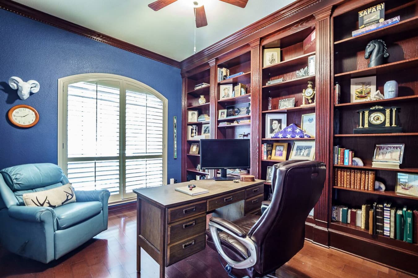 Dedicated office space.