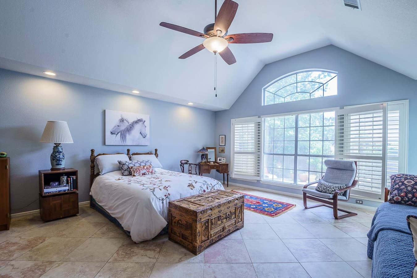 Thoughtfully designed master with space, style, and comfort in mind.