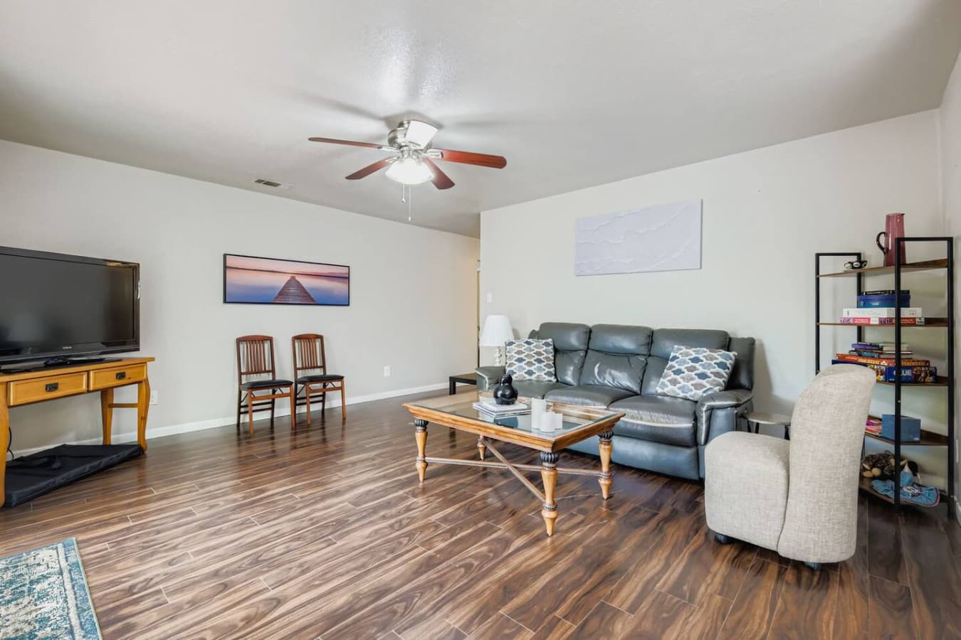 Comfortable living room space.