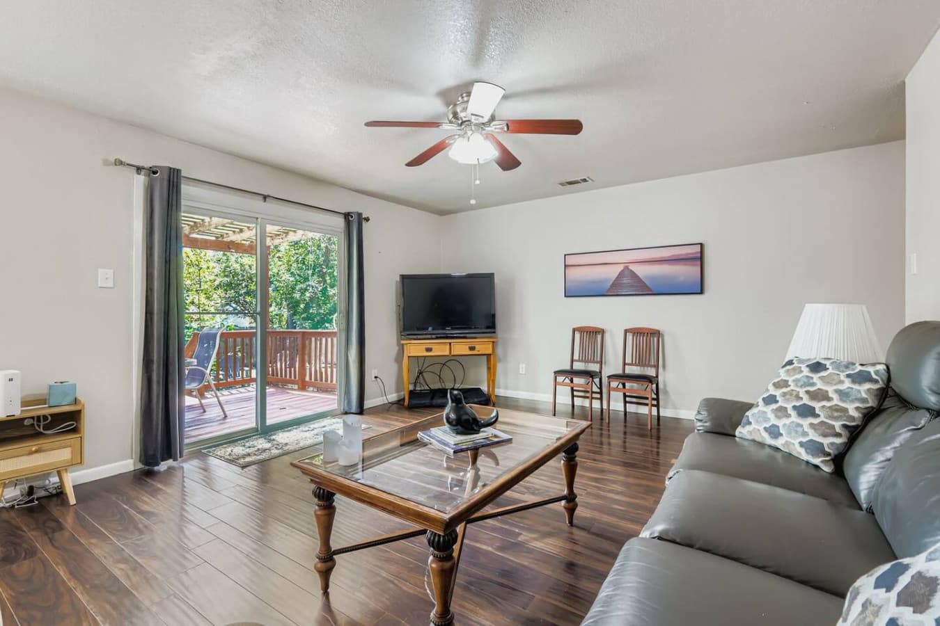 Living room space.