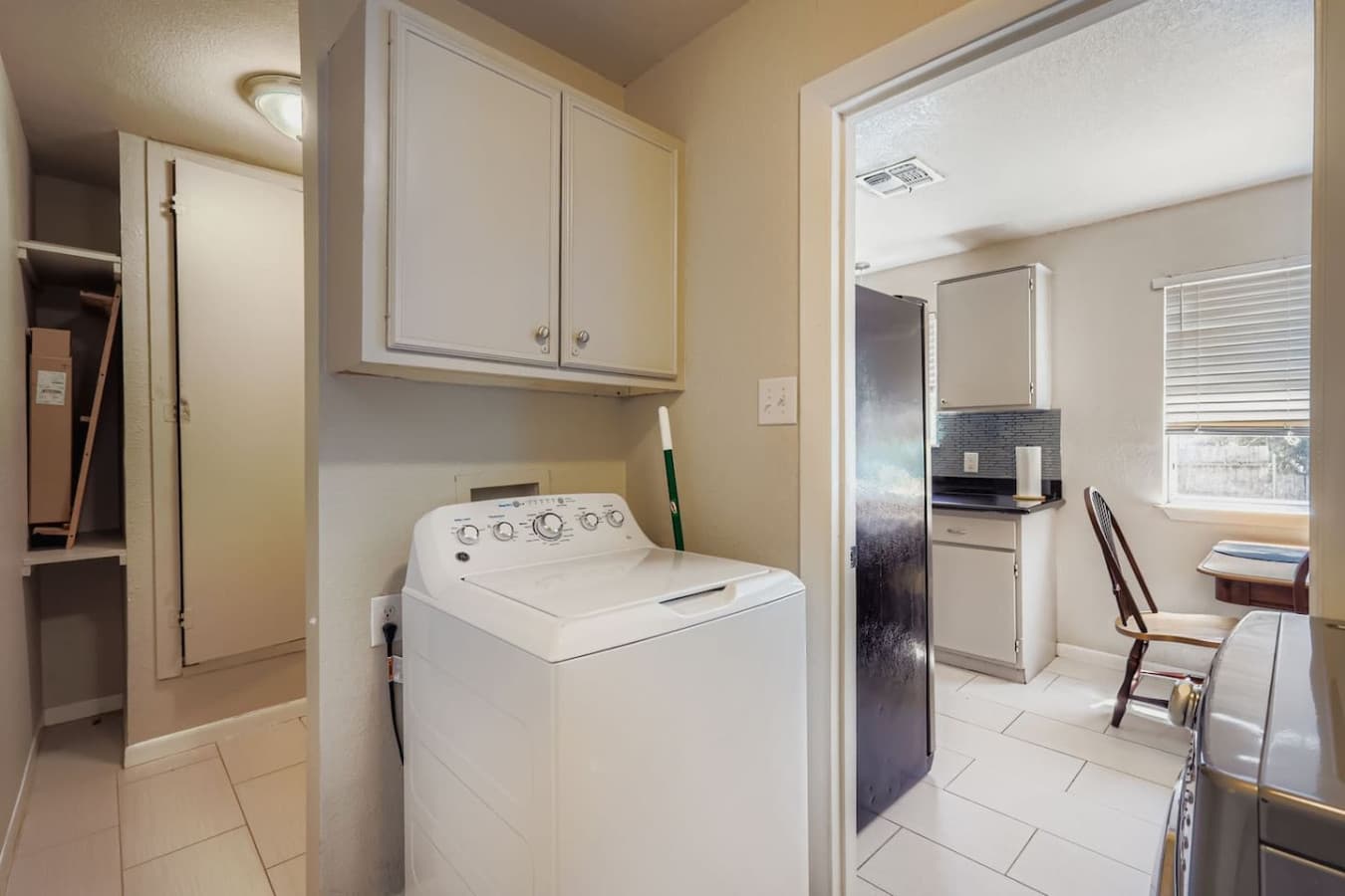 Laundry area.