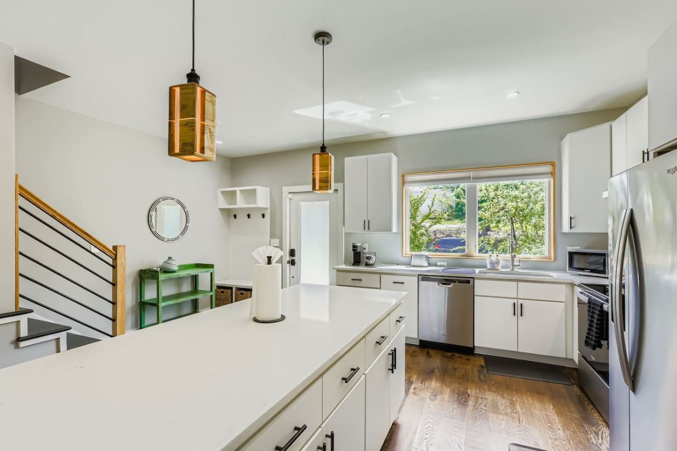 Kitchen view.