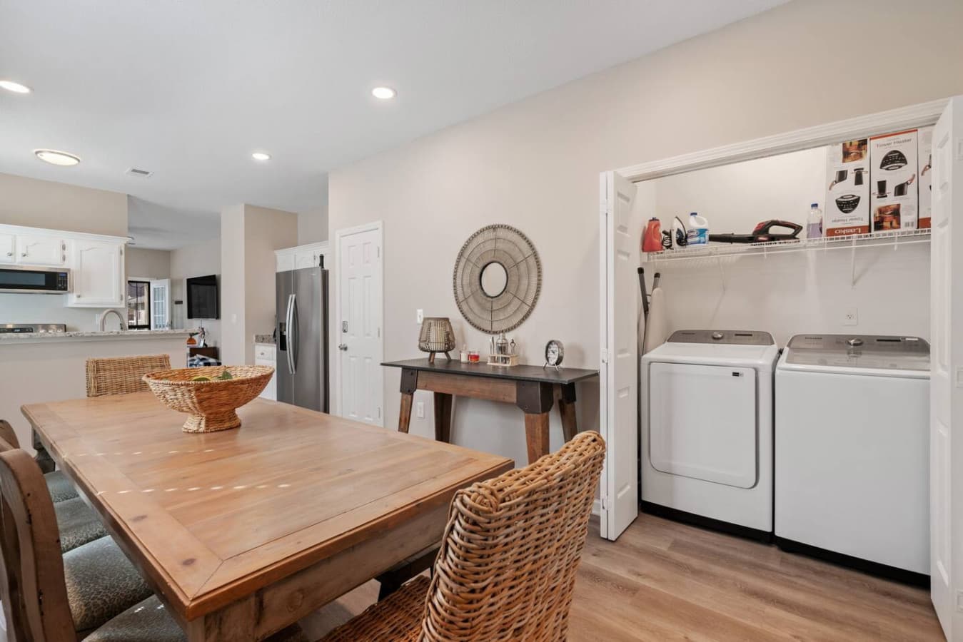 Washer and Dryer Available During Your Stay