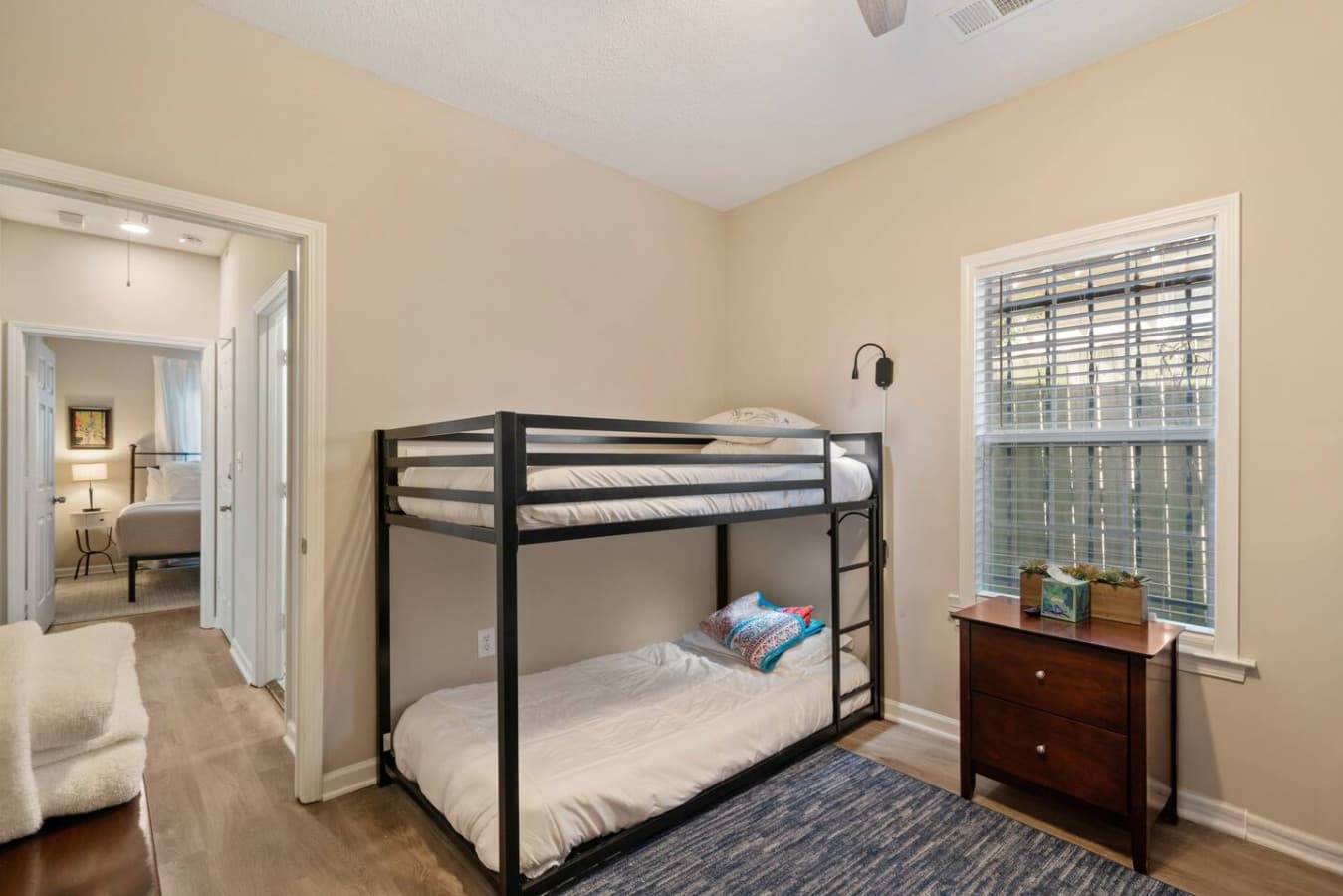 Third Bedroom Featuring Two Sets of Bunk Beds
