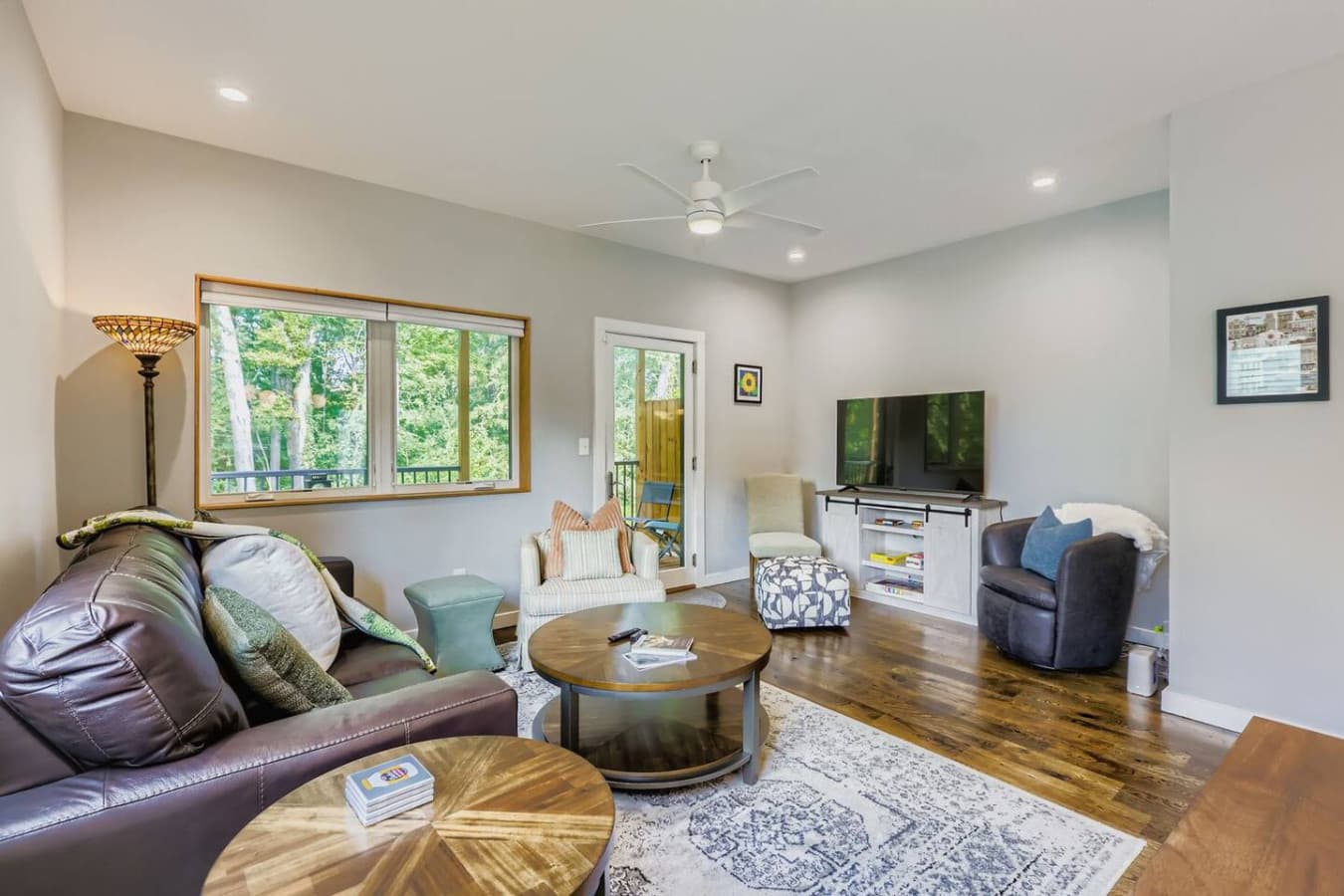 Living room space.