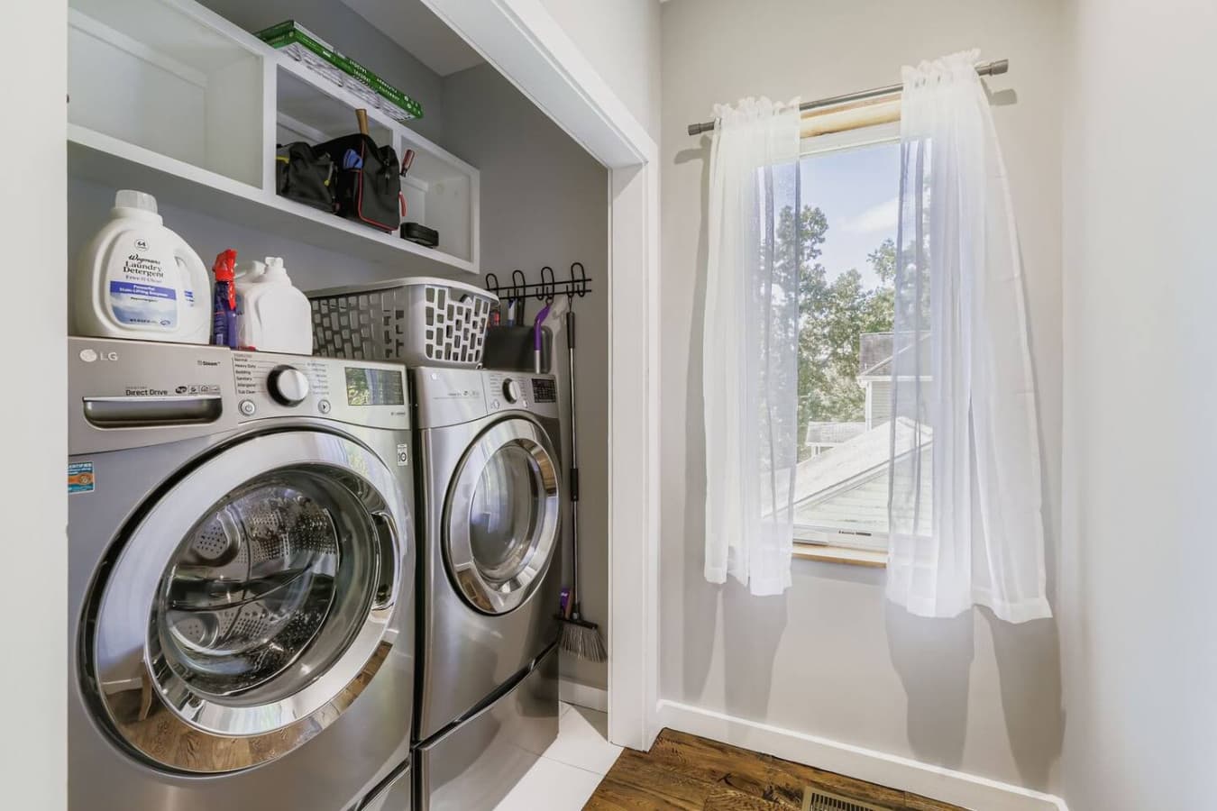 Unit A: Washer and dryer available for use during your stay.