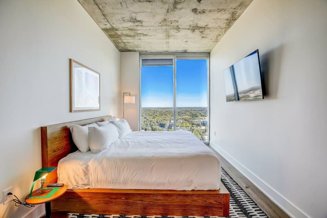 Cityscape dreams from the comfort of our cozy urban retreat
