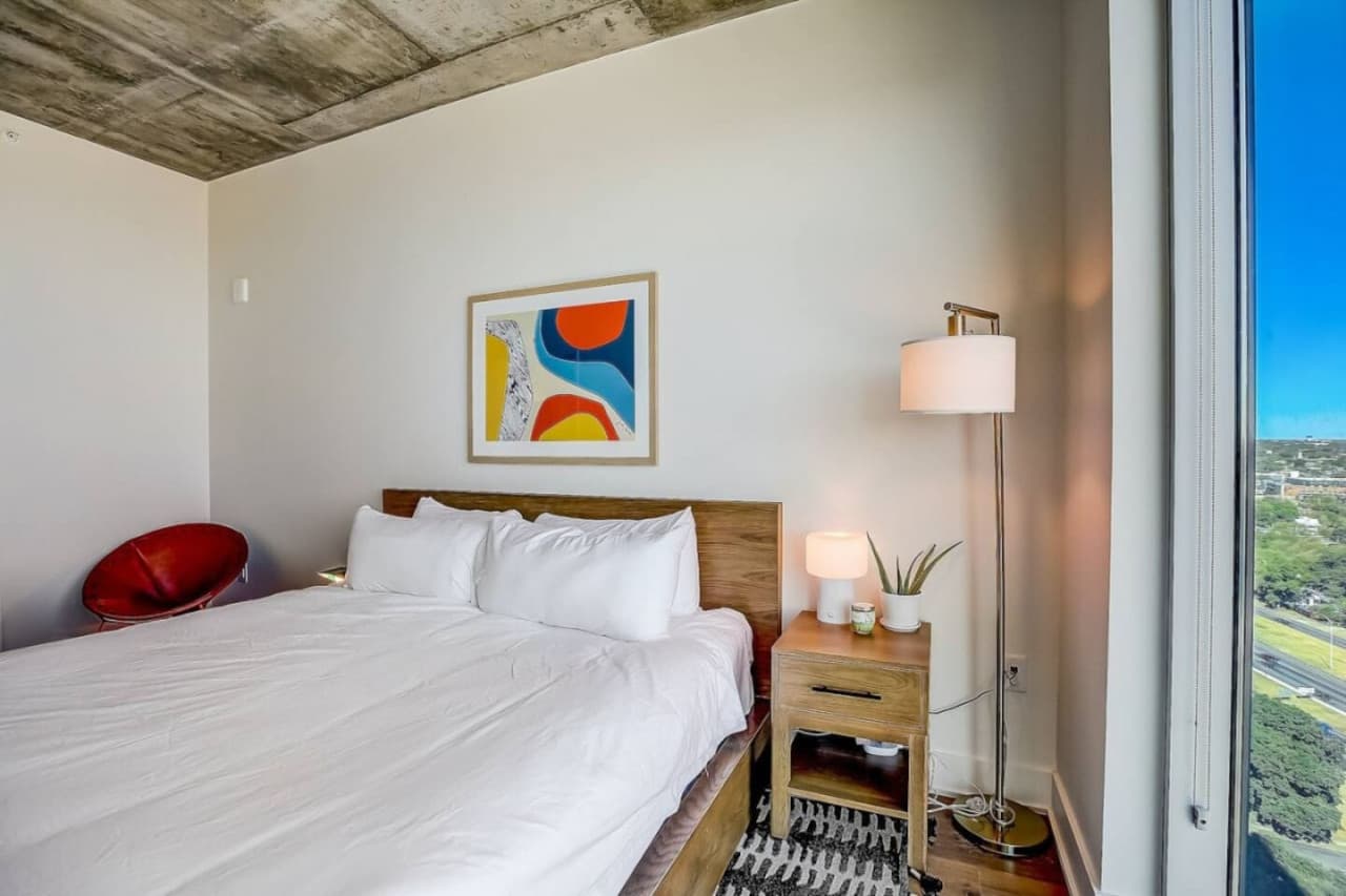 Cityscape dreams from the comfort of our cozy urban retreat