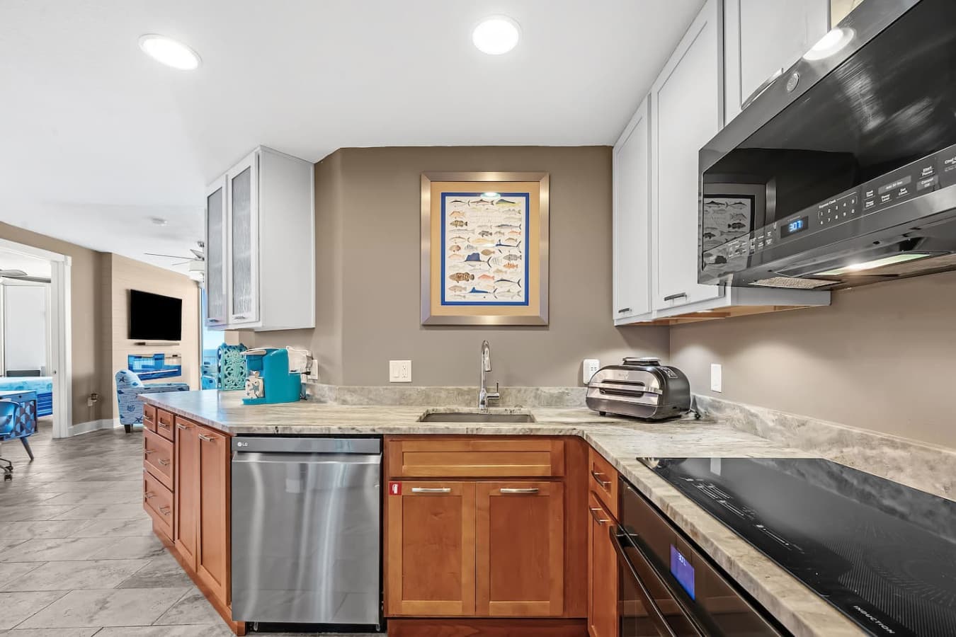 Cooking made easy in this beautiful kitchen.