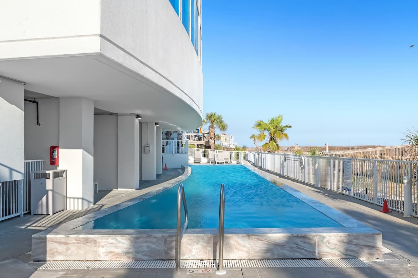Outdoor pool.