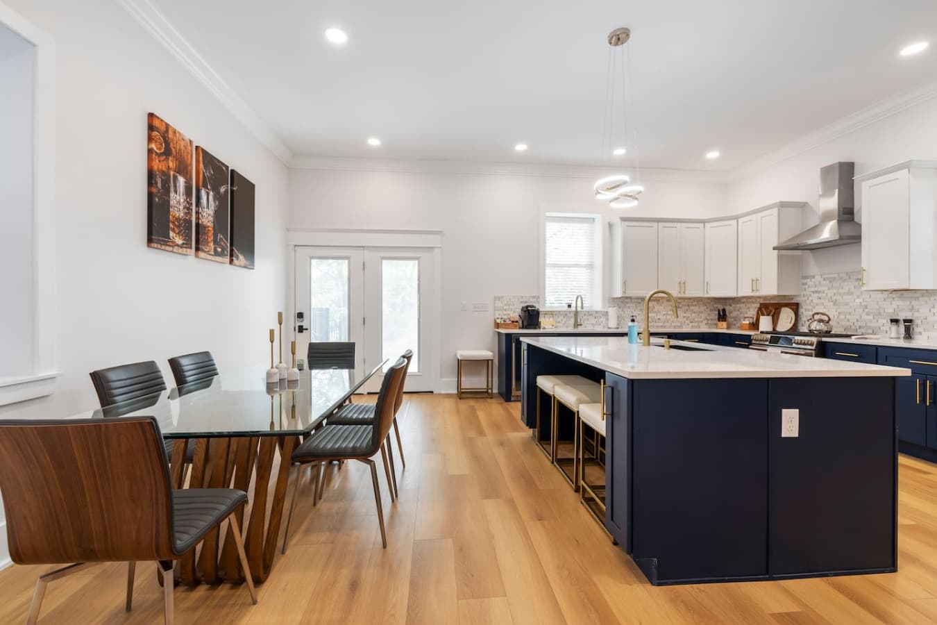 Dining and kitchen area.