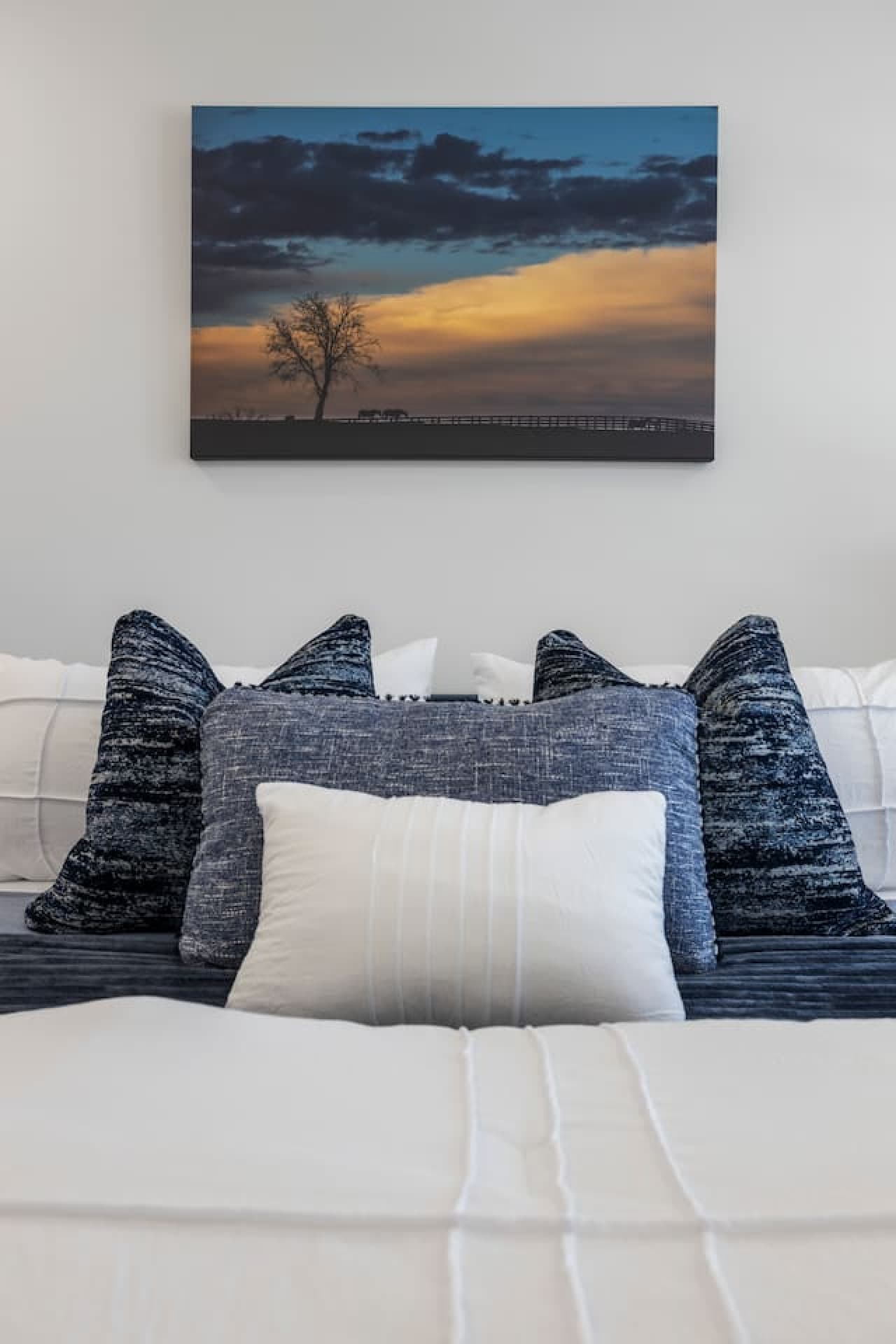 Fourth bedroom with comfortable king size bed.