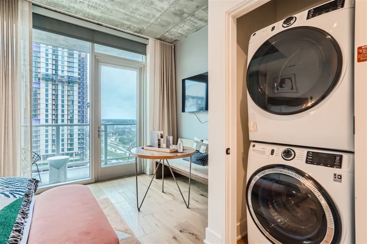 Washer and Dryer for your stay.