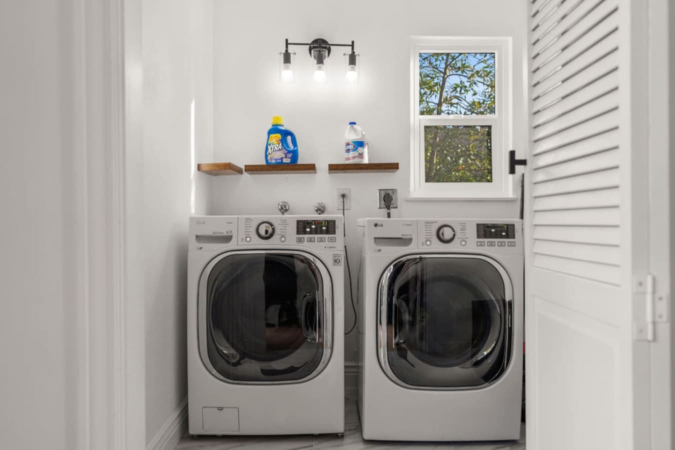 Washer and dryer available for use during your stay.