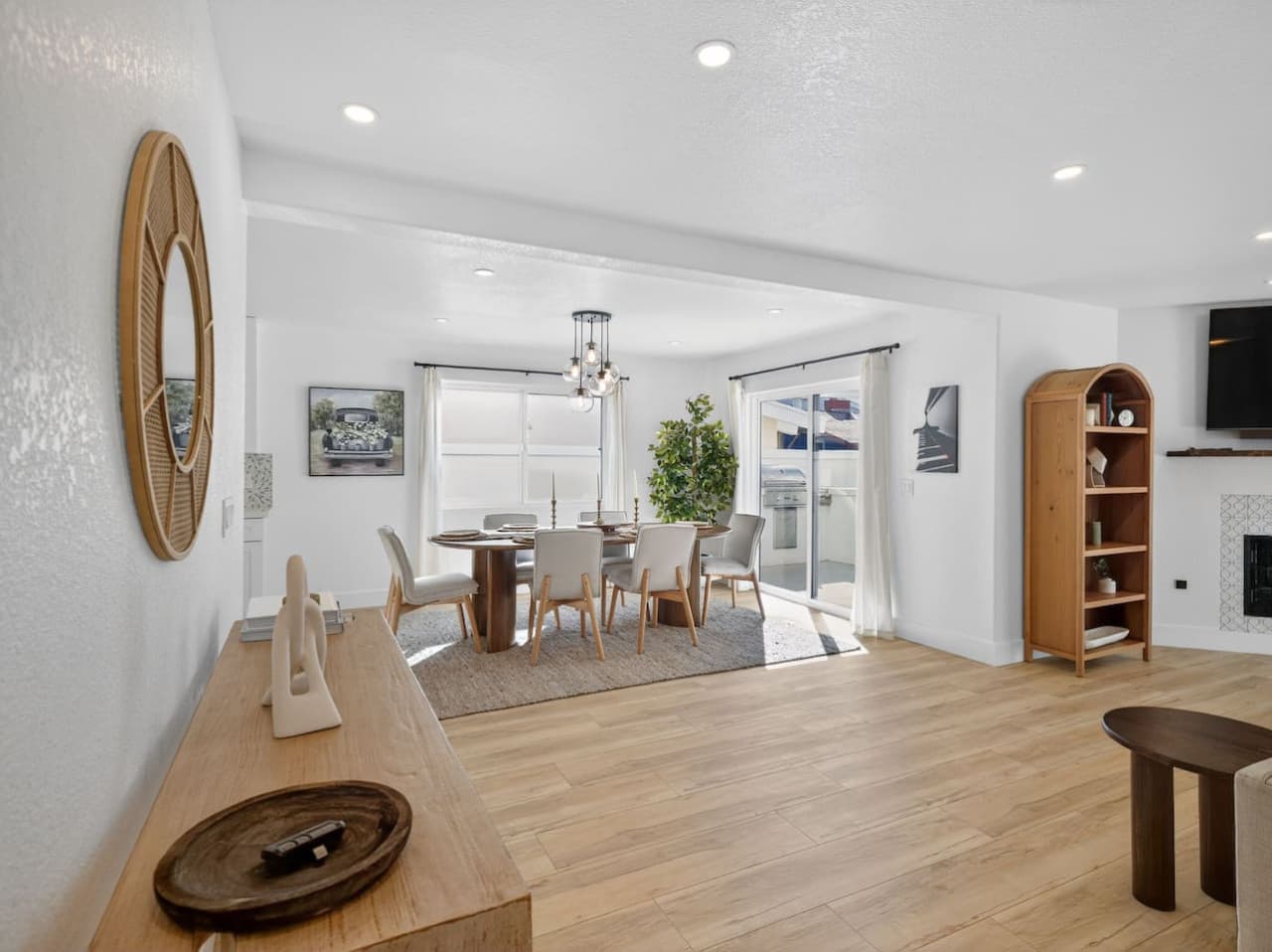 Elegant dining area with seating for memorable meals together.