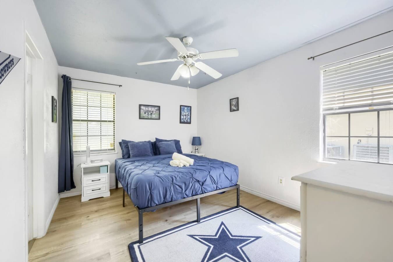 Cozy bedroom featuring soft natural light and comfortable sleeping space.