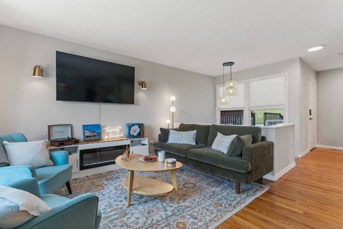 Lounge in the living room space.