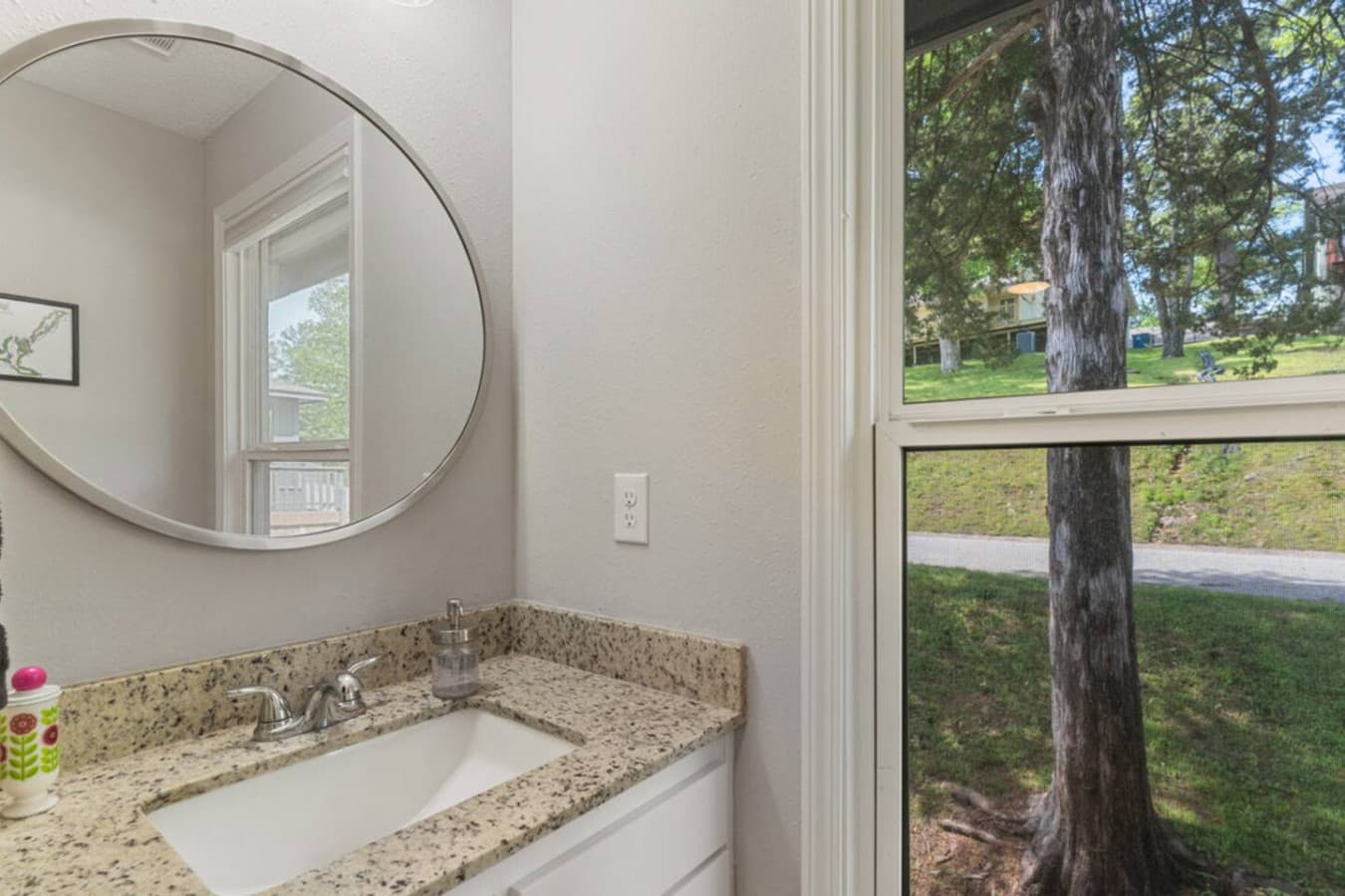 Half bathroom.