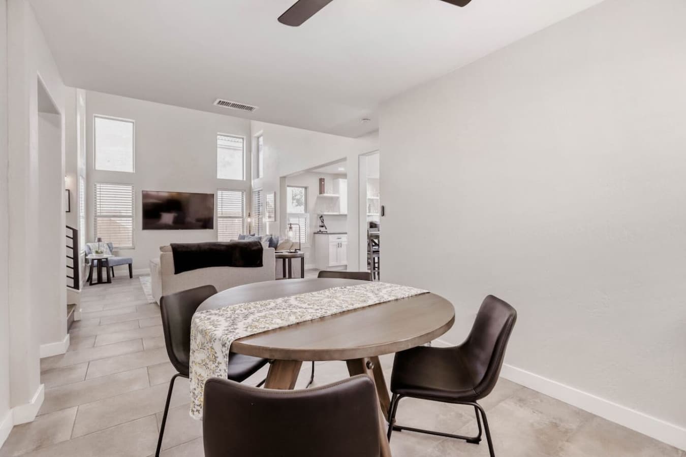 Cozy breakfast nook perfect for morning coffee or casual dining.
