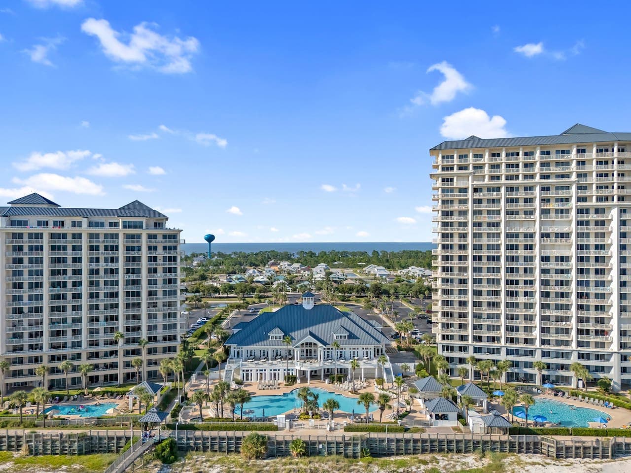 Stunning resort grounds with direct beach access and coastal views.