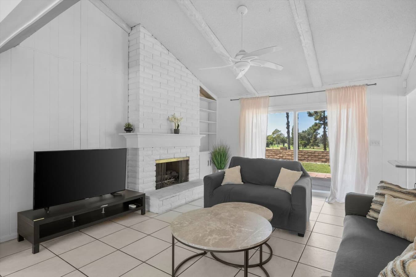 Cozy living room space.