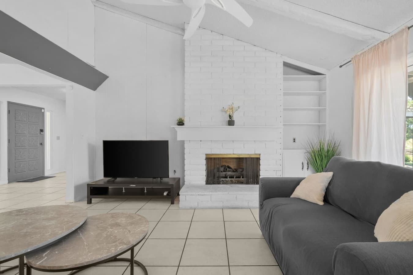 Living room space.