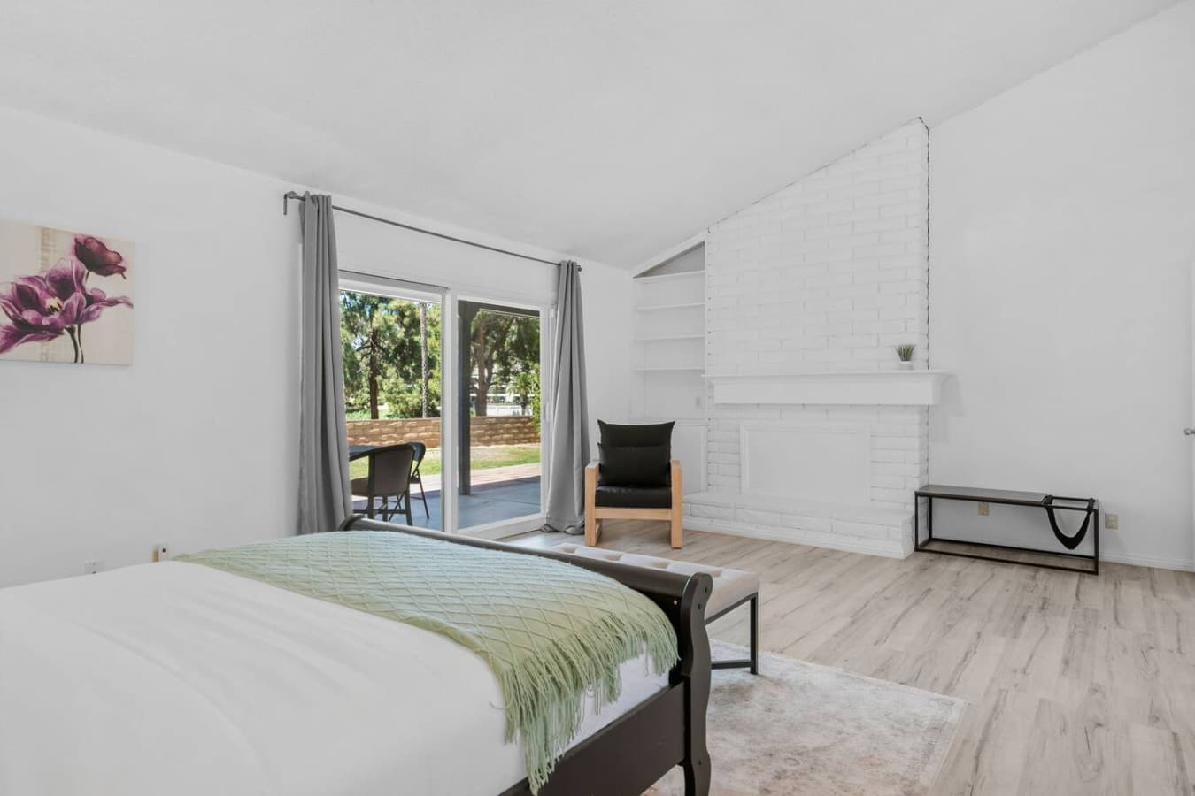 Spacious fourth bedroom.