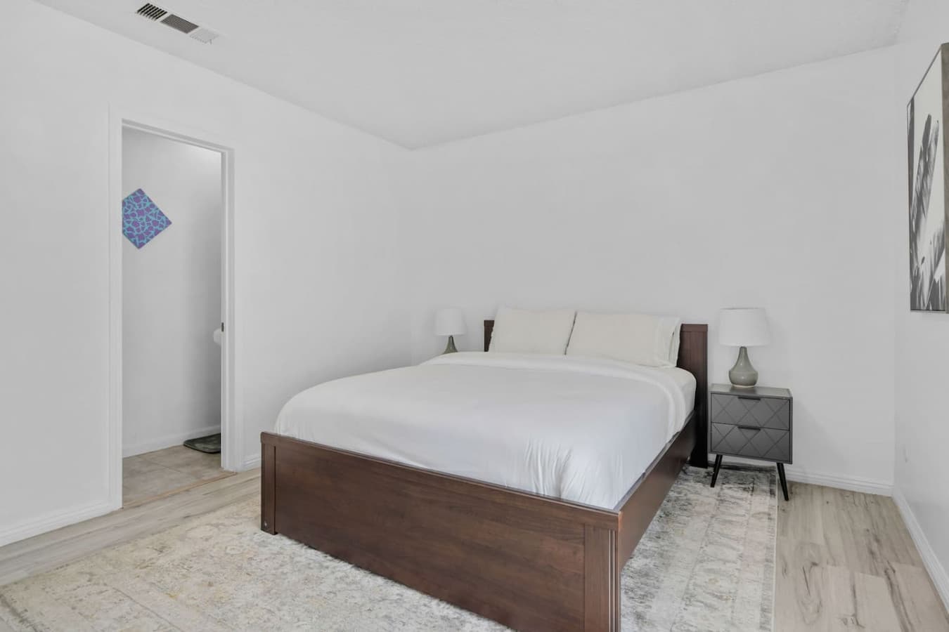 Third bedroom features a queen size bed and ensuite.