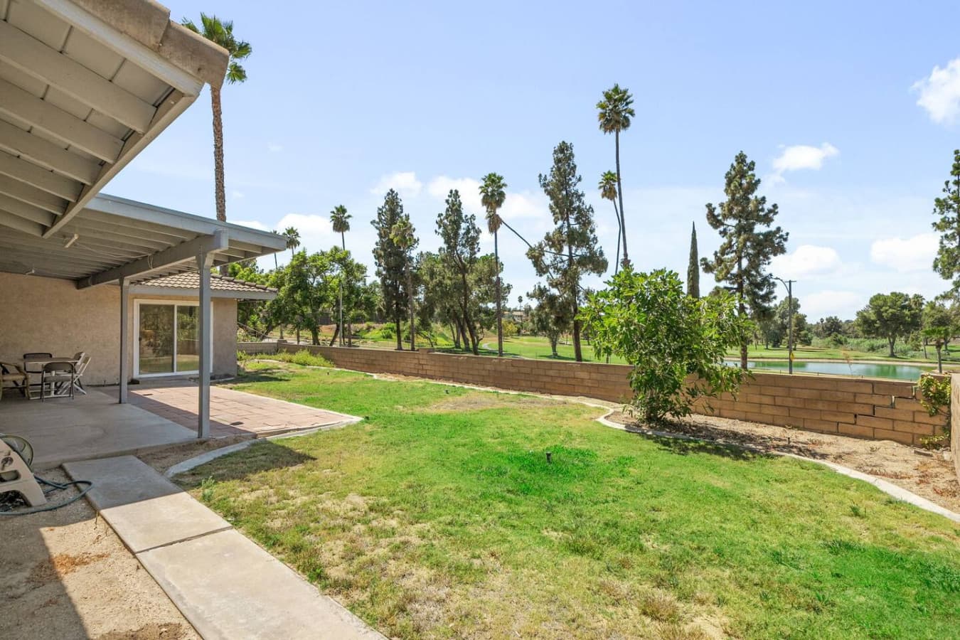 Backyard space.