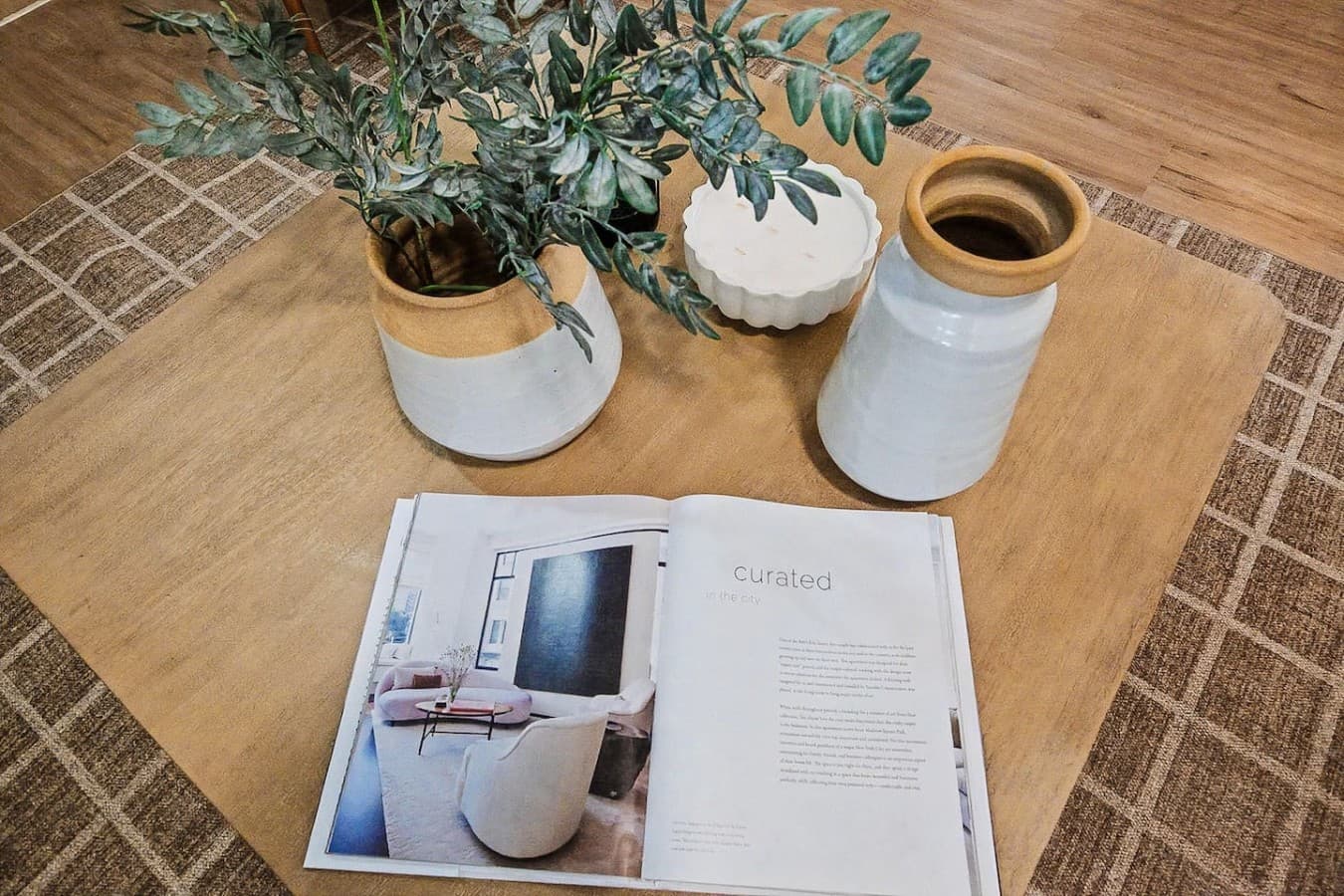 Carefully curated decor details that add warmth and character to the home.