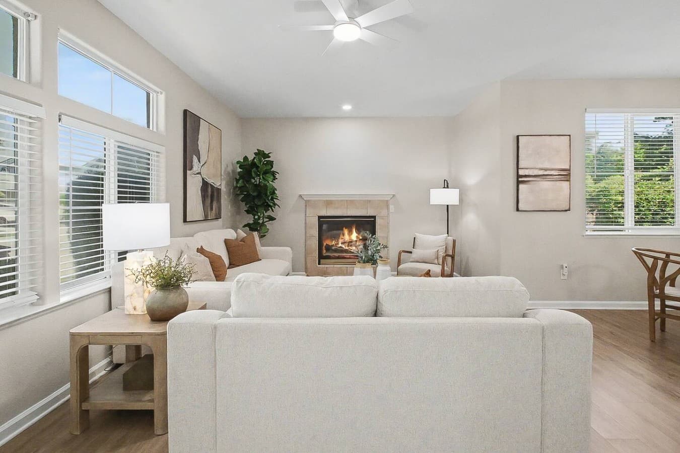 Open living area designed for gathering, relaxing, and unwinding after a long day.