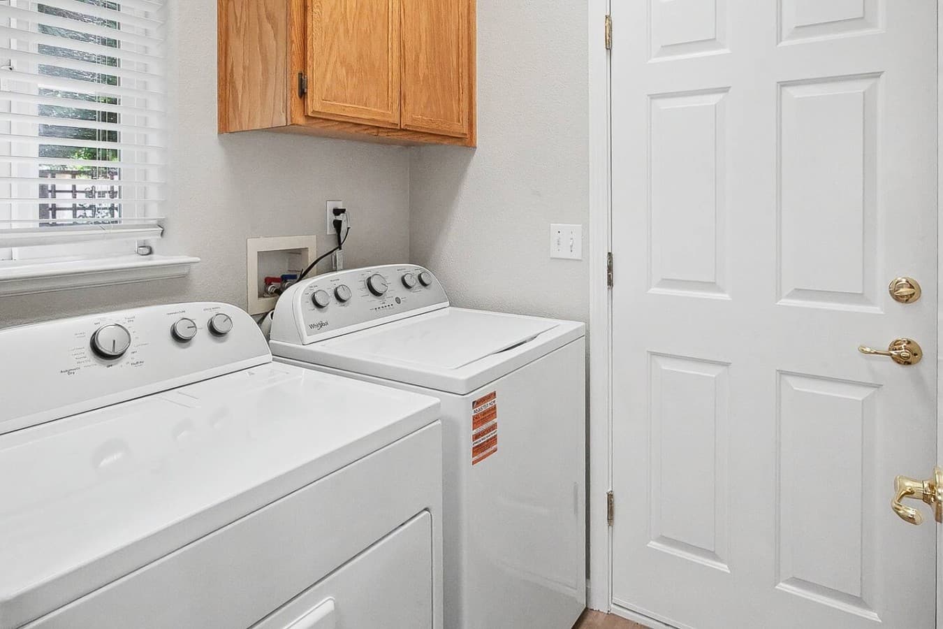 In home washer and dryer available for added convenience during your stay.