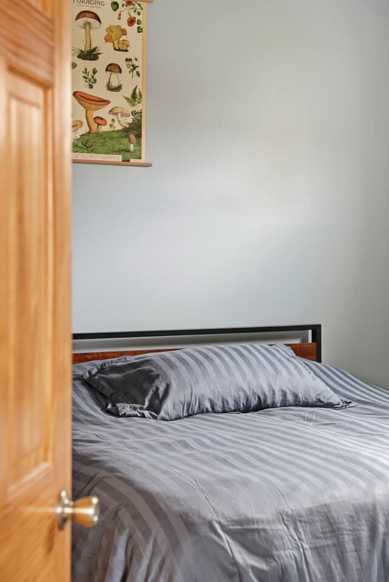 Cozy sleeping space designed for rest and privacy.